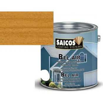 Lak na dřevo Saicos BelAir vodou ředitelný olejový nátěr - dub transparentní - eiche transparent 720086; 2,5L + dárek k objednávce nad 1000Kč