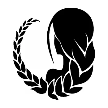 Samolepící dekorace Panna 002 levá (01 - černá) SAMOLEPKA NA AUTO, NÁLEPKA, FÓLIE, POLEP, TUNING, VLASTNÍ TEXT, TISK, AUTOSAMOLEPKY.cz, POLEPY, OBRÁZEK, LOGO, 3D STICKERS