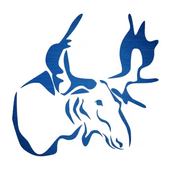 Samolepící dekorace SAMOLEPKA Los 004 pravá (65 - škrábaný kov modrý) NA AUTO, NÁLEPKA, FÓLIE, POLEP, TUNING, VLASTNÍ TEXT, TISK, AUTOSAMOLEPKY.cz, POLEPY, OBRÁZEK, LOGO, SAMOLEPKY