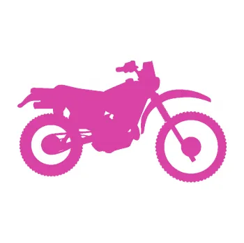 Samolepící dekorace Motorka 046 pravá (16 - růžová) SAMOLEPKA NA AUTO, NÁLEPKA, FÓLIE, POLEP, TUNING, VLASTNÍ TEXT, TISK, AUTOSAMOLEPKY.cz, POLEPY, OBRÁZEK, LOGO, 3D STICKERS