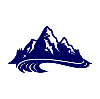 Samolepící dekorace SAMOLEPKA Krajina hory 008 levá (23 - tmavě modrá) NA AUTO, NÁLEPKA, FÓLIE, POLEP, TUNING, VLASTNÍ TEXT, TISK, AUTOSAMOLEPKY.cz, POLEPY, OBRÁZEK, LOGO, SAMOLEPKY