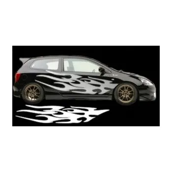 Polep vozidla SAMOLEPKA Samolepka na bok plameny 068 (14 - fialová) NA AUTO, NÁLEPKA, FÓLIE, POLEP, TUNING, VLASTNÍ TEXT, TISK, AUTOSAMOLEPKY.cz, POLEPY, OBRÁZEK, LOGO, SAMOLEPKY