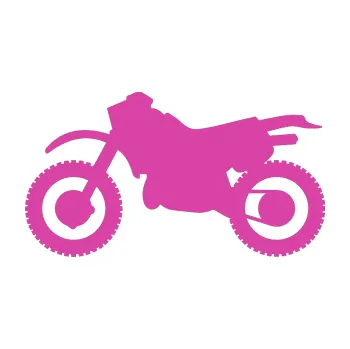 Samolepící dekorace SAMOLEPKA Motorka 003 levá (16 - růžová) NA AUTO, NÁLEPKA, FÓLIE, POLEP, TUNING, VLASTNÍ TEXT, TISK, AUTOSAMOLEPKY.cz, POLEPY, OBRÁZEK, LOGO, SAMOLEPKY