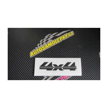 Polep vozidla SAMOLEPKA 4x4 varianta 004 (10 - červená) NA AUTO, NÁLEPKA, FÓLIE, POLEP, TUNING, VLASTNÍ TEXT, TISK, AUTOSAMOLEPKY.cz, POLEPY, OBRÁZEK, LOGO, SAMOLEPKY