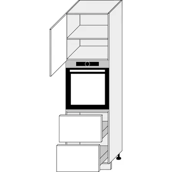 Kuchyňská skříňka Kuchyňská skříňka Platinum D14/RU/2A 356 HETTICH