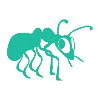 Samolepící dekorace Mravenec 001 pravá (25 - tyrkysová) SAMOLEPKA NA AUTO, NÁLEPKA, FÓLIE, POLEP, TUNING, VLASTNÍ TEXT, TISK, AUTOSAMOLEPKY.cz, POLEPY, OBRÁZEK, LOGO, 3D STICKERS