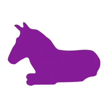 Samolepící dekorace Kůň 017 levá ležící (14 - fialová) SAMOLEPKA NA AUTO, NÁLEPKA, FÓLIE, POLEP, TUNING, VLASTNÍ TEXT, TISK, AUTOSAMOLEPKY.cz, POLEPY, OBRÁZEK, LOGO, 3D STICKERS