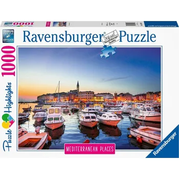 Puzzle Ravensburger Středomoří Chorvatsko 1000 dílků