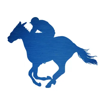 Samolepící dekorace SAMOLEPKA Kůň 035 levá (65 - škrábaný kov modrý) NA AUTO, NÁLEPKA, FÓLIE, POLEP, TUNING, VLASTNÍ TEXT, TISK, AUTOSAMOLEPKY.cz, POLEPY, OBRÁZEK, LOGO, SAMOLEPKY