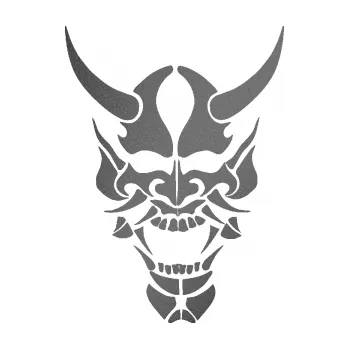 Samolepicí dekorace na vozidlo Lebka 011 s rohama (41 - grafitová metalíza) SAMOLEPKA NA AUTO, NÁLEPKA, FÓLIE, POLEP, TUNING, VLASTNÍ TEXT, TISK, AUTOSAMOLEPKY.cz, POLEPY, OBRÁZEK, LOGO, 3D STICKERS