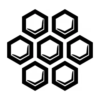 Samolepící dekorace SAMOLEPKA Plástve 001 pravá (01 - černá) NA AUTO, NÁLEPKA, FÓLIE, POLEP, TUNING, VLASTNÍ TEXT, TISK, AUTOSAMOLEPKY.cz, POLEPY, OBRÁZEK, LOGO, SAMOLEPKY