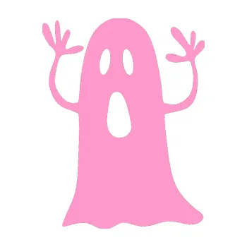 Samolepicí dekorace na vozidlo Duch 003 levá (24 - světle růžová) SAMOLEPKA NA AUTO, NÁLEPKA, FÓLIE, POLEP, TUNING, VLASTNÍ TEXT, TISK, AUTOSAMOLEPKY.cz, POLEPY, OBRÁZEK, LOGO, 3D STICKERS