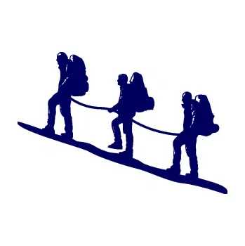 Samolepící dekorace SAMOLEPKA Horolezci levá (23 - tmavě modrá) NA AUTO, NÁLEPKA, FÓLIE, POLEP, TUNING, VLASTNÍ TEXT, TISK, AUTOSAMOLEPKY.cz, POLEPY, OBRÁZEK, LOGO, SAMOLEPKY