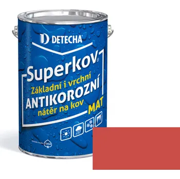barva na kov Detecha SUPERKOV 20kg červenohnědý mat