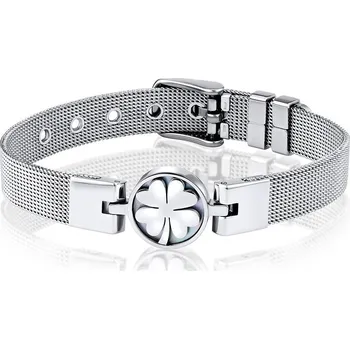 Náramek Náramek ČTYŘLÍSTEK z chirurgické oceli