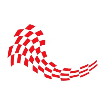 Polep vozidla SAMOLEPKA Šachovnice 027 (10 - červená) NA AUTO, NÁLEPKA, FÓLIE, POLEP, TUNING, VLASTNÍ TEXT, TISK, AUTOSAMOLEPKY.cz, POLEPY, OBRÁZEK, LOGO, SAMOLEPKY