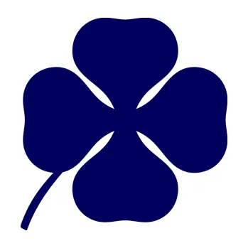 Samolepící dekorace SAMOLEPKA Čtyřlístek 001 levá (23 - tmavě modrá) NA AUTO, NÁLEPKA, FÓLIE, POLEP, TUNING, VLASTNÍ TEXT, TISK, AUTOSAMOLEPKY.cz, POLEPY, OBRÁZEK, LOGO, SAMOLEPKY