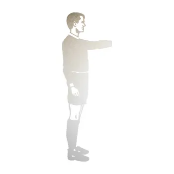 Samolepící dekorace SAMOLEPKA Rozhodčí 003 pravá (82 - odrazková reflexní bílá) NA AUTO, NÁLEPKA, FÓLIE, POLEP, TUNING, VLASTNÍ TEXT, TISK, AUTOSAMOLEPKY.cz, POLEPY, OBRÁZEK, LOGO, SAMOLEPKY