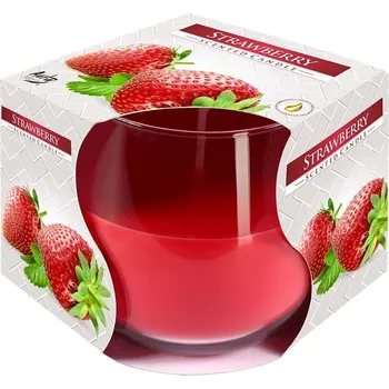 Svíčka Svíčka vonná - sklo 130 g, jahody