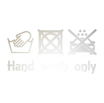 Polep vozidla SAMOLEPKA Hand wash only nápis (82 - odrazková reflexní bílá) NA AUTO, NÁLEPKA, FÓLIE, POLEP, TUNING, VLASTNÍ TEXT, TISK, AUTOSAMOLEPKY.cz, POLEPY, OBRÁZEK, LOGO, SAMOLEPKY