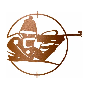 Samolepicí dekorace na vozidlo Biatlon 004 pravá (44 - měděná metalíza) SAMOLEPKA NA AUTO, NÁLEPKA, FÓLIE, POLEP, TUNING, VLASTNÍ TEXT, TISK, AUTOSAMOLEPKY.cz, POLEPY, OBRÁZEK, LOGO, 3D STICKERS