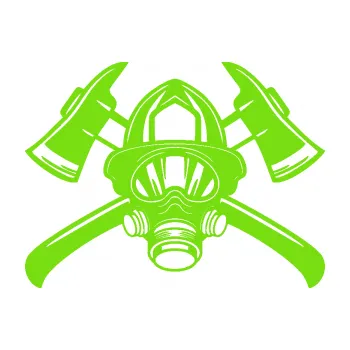 Samolepící dekorace Hasič 014 (04 - zelená kawasaki) SAMOLEPKA NA AUTO, NÁLEPKA, FÓLIE, POLEP, TUNING, VLASTNÍ TEXT, TISK, AUTOSAMOLEPKY.cz, POLEPY, OBRÁZEK, LOGO, 3D STICKERS