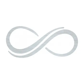 samolepka Inifinity 001 levá (61 - škrábaný hliník) SAMOLEPKA NA AUTO, NÁLEPKA, FÓLIE, POLEP, TUNING, VLASTNÍ TEXT, TISK, AUTOSAMOLEPKY.cz, POLEPY, OBRÁZEK, LOGO, 3D STICKERS