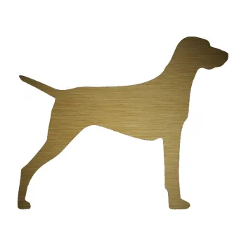 Polep vozidla SAMOLEPKA Pes 052 pravá Ohař (64 - škrábaný kov zlatý) NA AUTO, NÁLEPKA, FÓLIE, POLEP, TUNING, VLASTNÍ TEXT, TISK, AUTOSAMOLEPKY.cz, POLEPY, OBRÁZEK, LOGO, SAMOLEPKY