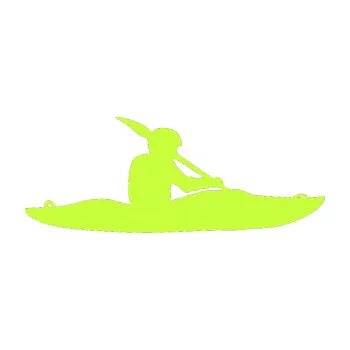 Polep vozidla SAMOLEPKA Kanoista 003 pravá (27 - limetová) NA AUTO, NÁLEPKA, FÓLIE, POLEP, TUNING, VLASTNÍ TEXT, TISK, AUTOSAMOLEPKY.cz, POLEPY, OBRÁZEK, LOGO, SAMOLEPKY