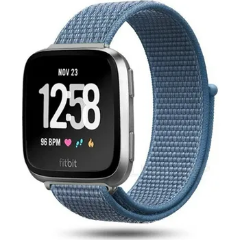 Příslušenství k chytrým hodinkám eses Nylonový řemínek pro Fitbit Versa - Modrý