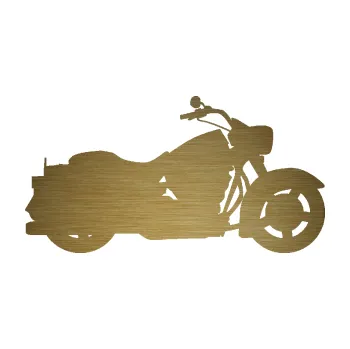 Polep vozidla SAMOLEPKA Motorka 045 pravá Harley Davidson (64 - škrábaný kov zlatý) NA AUTO, NÁLEPKA, FÓLIE, POLEP, TUNING, VLASTNÍ TEXT, TISK, AUTOSAMOLEPKY.cz, POLEPY, OBRÁZEK, LOGO, SAMOLEPKY