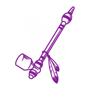 Samolepící dekorace Dýmka míru levá (14 - fialová) SAMOLEPKA NA AUTO, NÁLEPKA, FÓLIE, POLEP, TUNING, VLASTNÍ TEXT, TISK, AUTOSAMOLEPKY.cz, POLEPY, OBRÁZEK, LOGO, 3D STICKERS