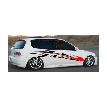 Polep vozidla SAMOLEPKA Samolepka na bok šachovnice 005 (21 - světle oranžová) NA AUTO, NÁLEPKA, FÓLIE, POLEP, TUNING, VLASTNÍ TEXT, TISK, AUTOSAMOLEPKY.cz, POLEPY, OBRÁZEK, LOGO, SAMOLEPKY