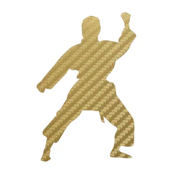 Polep vozidla Karate 011 pravá (59 - 3D karbon zlatý) SAMOLEPKA NA AUTO, NÁLEPKA, FÓLIE, POLEP, TUNING, VLASTNÍ TEXT, TISK, AUTOSAMOLEPKY.cz, POLEPY, OBRÁZEK, LOGO, 3D STICKERS