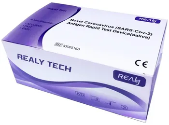 Diagnostický test Realy Tech SARS-CoV-2 Antigen Rapid Test ze slin