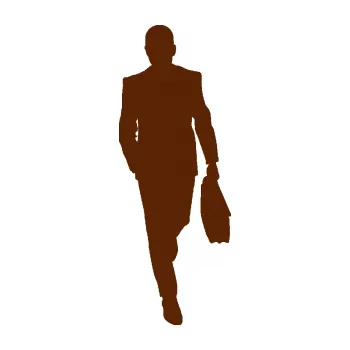 Samolepící dekorace SAMOLEPKA Byznysmen 001 pravá (15 - hnědá) NA AUTO, NÁLEPKA, FÓLIE, POLEP, TUNING, VLASTNÍ TEXT, TISK, AUTOSAMOLEPKY.cz, POLEPY, OBRÁZEK, LOGO, SAMOLEPKY