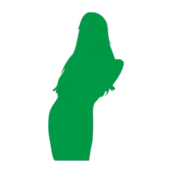 Polep vozidla Erotická žena 005 levá (12 - zelená) SAMOLEPKA NA AUTO, NÁLEPKA, FÓLIE, POLEP, TUNING, VLASTNÍ TEXT, TISK, AUTOSAMOLEPKY.cz, POLEPY, OBRÁZEK, LOGO, 3D STICKERS