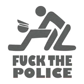 Polep vozidla SAMOLEPKA Fuck the police 001 (62 - škrábaný titan) NA AUTO, NÁLEPKA, FÓLIE, POLEP, TUNING, VLASTNÍ TEXT, TISK, AUTOSAMOLEPKY.cz, POLEPY, OBRÁZEK, LOGO, SAMOLEPKY