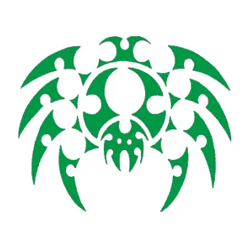 Samolepící dekorace Pavouk 012 (12 - zelená) SAMOLEPKA NA AUTO, NÁLEPKA, FÓLIE, POLEP, TUNING, VLASTNÍ TEXT, TISK, AUTOSAMOLEPKY.cz, POLEPY, OBRÁZEK, LOGO, 3D STICKERS