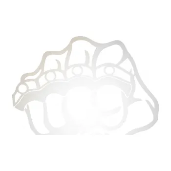 Polep vozidla SAMOLEPKA Pěst boxer levá (82 - odrazková reflexní bílá) NA AUTO, NÁLEPKA, FÓLIE, POLEP, TUNING, VLASTNÍ TEXT, TISK, AUTOSAMOLEPKY.cz, POLEPY, OBRÁZEK, LOGO, SAMOLEPKY