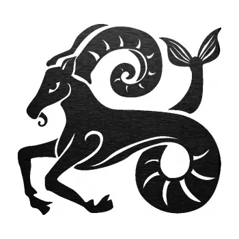 Samolepící dekorace Kozoroh 005 levá (63 - škrábaný kov černý) SAMOLEPKA NA AUTO, NÁLEPKA, FÓLIE, POLEP, TUNING, VLASTNÍ TEXT, TISK, AUTOSAMOLEPKY.cz, POLEPY, OBRÁZEK, LOGO, 3D STICKERS