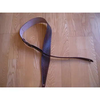 Kytarový popruh ST Popruh kytarový ST/K/D/kostka hnědá tmavá