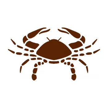 Samolepící dekorace Rak 004 (15 - hnědá) SAMOLEPKA NA AUTO, NÁLEPKA, FÓLIE, POLEP, TUNING, VLASTNÍ TEXT, TISK, AUTOSAMOLEPKY.cz, POLEPY, OBRÁZEK, LOGO, 3D STICKERS