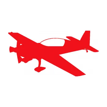 Polep vozidla SAMOLEPKA Letadlo 016 levá (10 - červená) NA AUTO, NÁLEPKA, FÓLIE, POLEP, TUNING, VLASTNÍ TEXT, TISK, AUTOSAMOLEPKY.cz, POLEPY, OBRÁZEK, LOGO, SAMOLEPKY