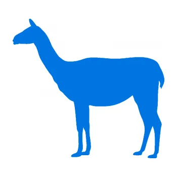 Samolepící dekorace Lama 001 levá (11 - modrá oceán) SAMOLEPKA NA AUTO, NÁLEPKA, FÓLIE, POLEP, TUNING, VLASTNÍ TEXT, TISK, AUTOSAMOLEPKY.cz, POLEPY, OBRÁZEK, LOGO, 3D STICKERS