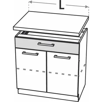 Kuchyňská skříňka Kuchyňská skříňka DUO DS9/1