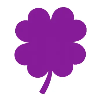 Samolepící dekorace Čtyřlístek 002 pravá (14 - fialová) SAMOLEPKA NA AUTO, NÁLEPKA, FÓLIE, POLEP, TUNING, VLASTNÍ TEXT, TISK, AUTOSAMOLEPKY.cz, POLEPY, OBRÁZEK, LOGO, 3D STICKERS