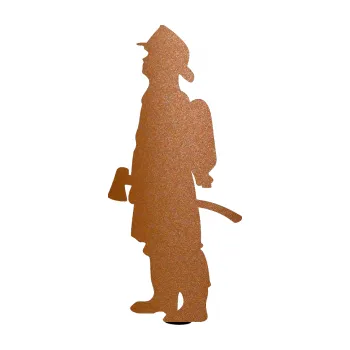 Samolepící dekorace SAMOLEPKA Hasič 002 levá (44 - měděná metalíza) NA AUTO, NÁLEPKA, FÓLIE, POLEP, TUNING, VLASTNÍ TEXT, TISK, AUTOSAMOLEPKY.cz, POLEPY, OBRÁZEK, LOGO, SAMOLEPKY