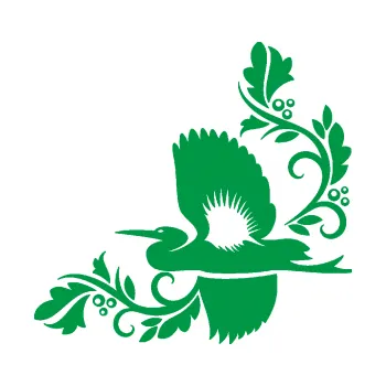 Samolepící dekorace Květina dekor 004 levá s ptáčkem (12 - zelená) SAMOLEPKA NA AUTO, NÁLEPKA, FÓLIE, POLEP, TUNING, VLASTNÍ TEXT, TISK, AUTOSAMOLEPKY.cz, POLEPY, OBRÁZEK, LOGO, 3D STICKERS