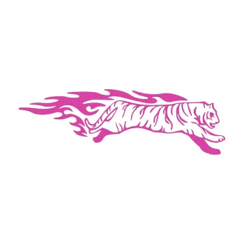 Samolepicí dekorace na vozidlo Animal flames 079 pravá tygr (16 - růžová) SAMOLEPKA NA AUTO, NÁLEPKA, FÓLIE, POLEP, TUNING, VLASTNÍ TEXT, TISK, AUTOSAMOLEPKY.cz, POLEPY, OBRÁZEK, LOGO, 3D STICKERS